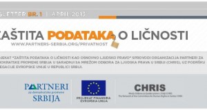 Zaštita podataka o ličnosti – Newsletter br. 1