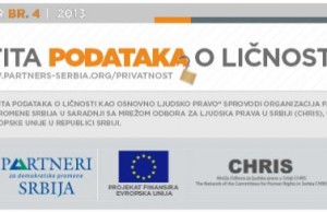 Zaštita podataka o ličnosti – Newsletter br. 4