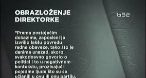 Televizija B92, 06.05.2014.