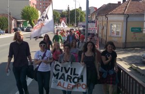 Marš za Alep ulicama Niša