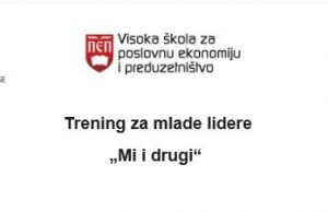 “MI I DRUGI” – Poziv za mlade lidere u Nišu