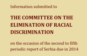 Izveštaj iz senke za eliminaciju svih oblika rasne diskriminacije