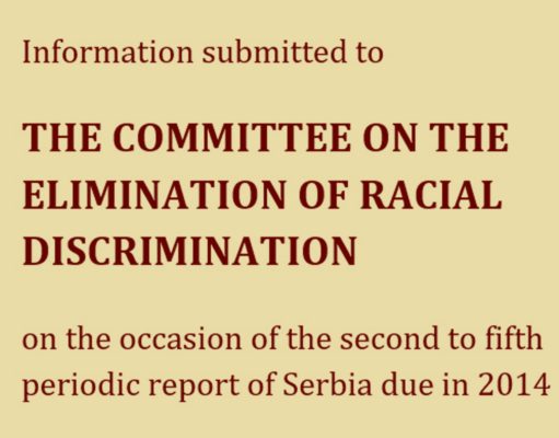 Izveštaj iz senke za eliminaciju svih oblika rasne diskriminacije