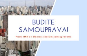 Pismo NKD-a i članica lokalnim samoupravama
