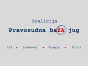 Saopštenje Koalicije Pravosudna baza jug