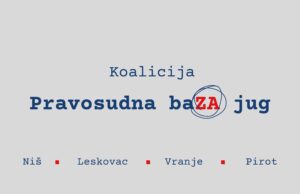Saopštenje Koalicije Pravosudna baza jug