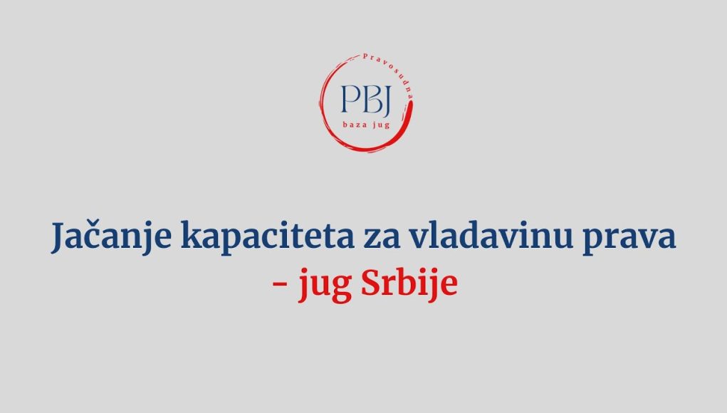 Jačanje kapaciteta za vladavinu prava