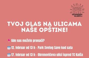 Građanski Alarm 2.0 – Saopštenje za medije i javnost