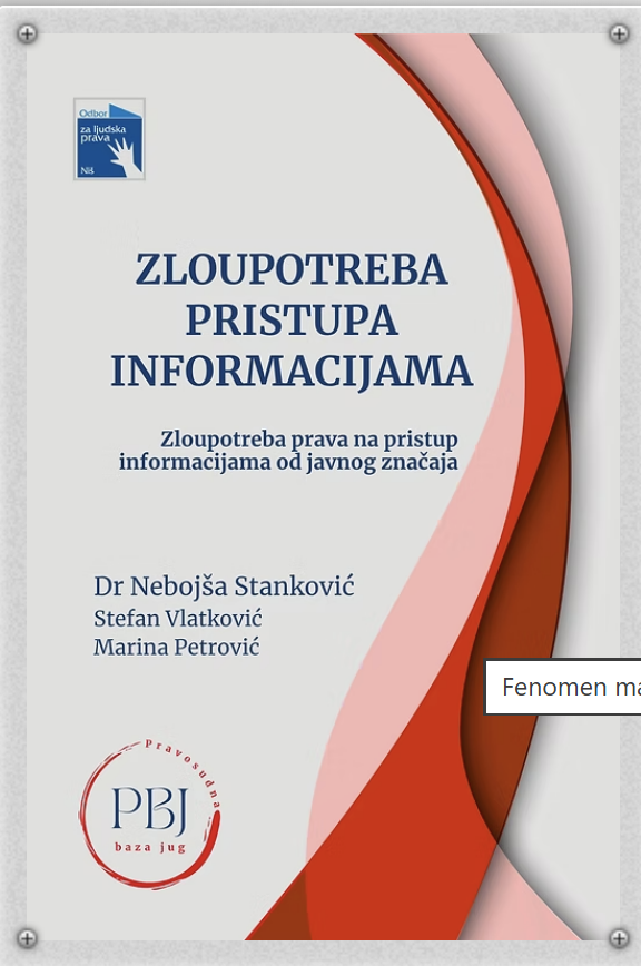 Zloupotreba prava na pristup informacijama od javnog značaja