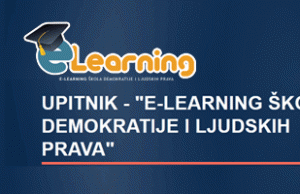 Upitnik – “E-Learning škola demokratije i ljudskih prava”